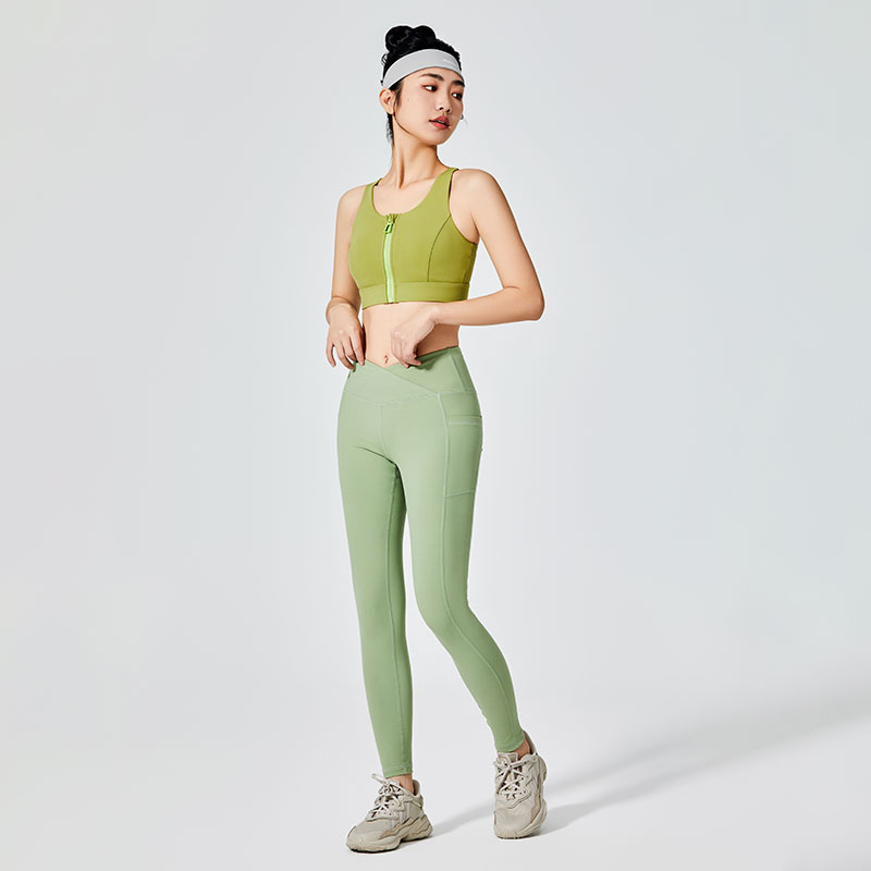 Női kerékpáros sport leggings zsebbel